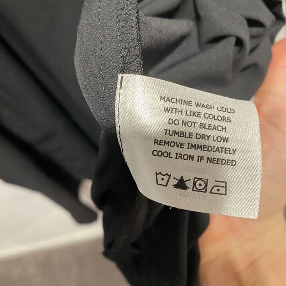 Coolibar Black Shawl Long Sleeve Open Front Cover Up Women’s Large Elastic Cuff - Picture 8 of 10